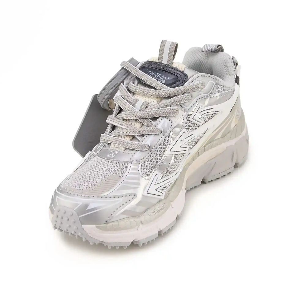 OFF-WHITE Be Right Back White Silver, 39