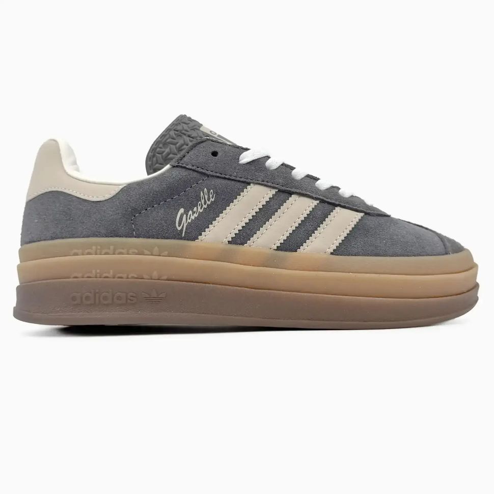 Adidas Gazelle Bold Grey Cream Gum