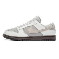 Nike SB Dunk Low Grey White Brown, 36
