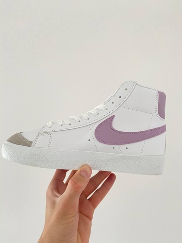 Кросівки Nike Blazer Mid Violet White 10353 фото