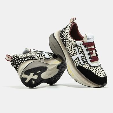 Premiata HILL Leopard Black Burgundy, 37