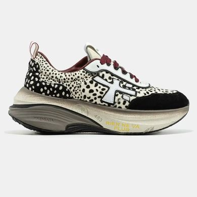 Premiata HILL Leopard Black Burgundy, 37