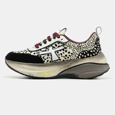 Premiata HILL Leopard Black Burgundy, 37