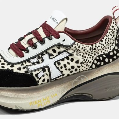 Premiata HILL Leopard Black Burgundy, 37