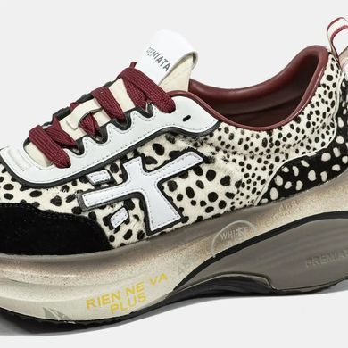Premiata HILL Leopard Black Burgundy, 40