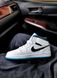 Баскетбольные кроссовки Nike Air Jordan 1 Mid Laser Blue 6430 фото 2