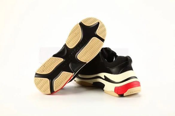 Balenciaga Triple S Black Red, 37