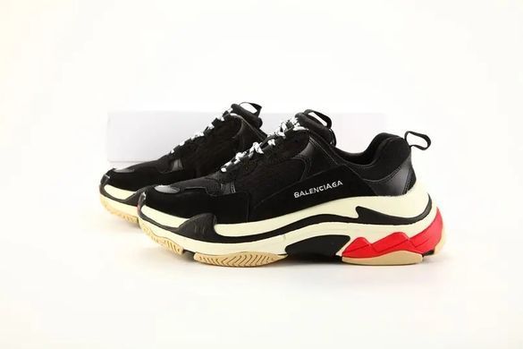 Balenciaga Triple S Black Red, 37