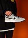 Кроссовки Nike Dunk Low Grey White 6442 фото 3