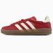 Adidas Gazelle Indoor Red White Textured