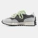 New Balance 327 Grey Black Neon