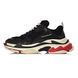 Balenciaga Triple S Black Red, 37