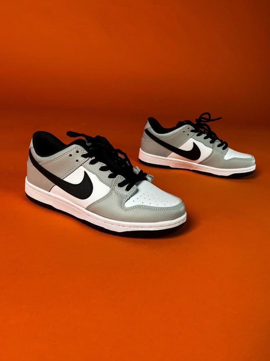 Кроссовки Nike Dunk Low Grey White 6442 фото