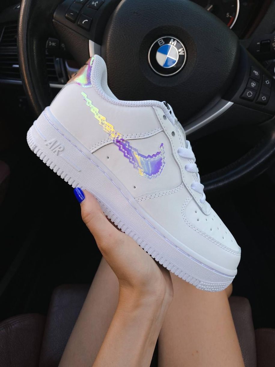 Nike Air Force 1 White Colors 7063 фото