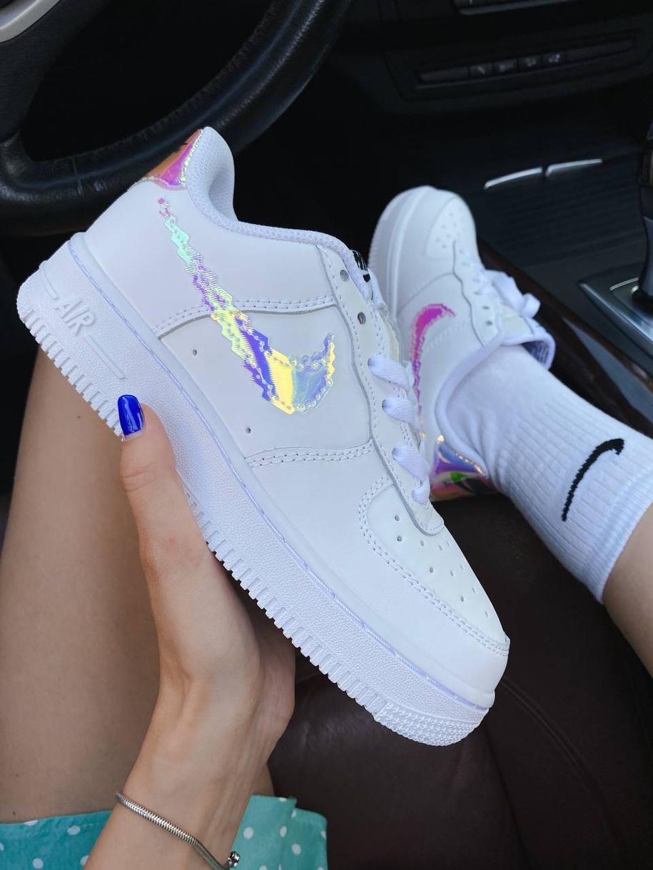Nike Air Force 1 White Colors 7063 фото