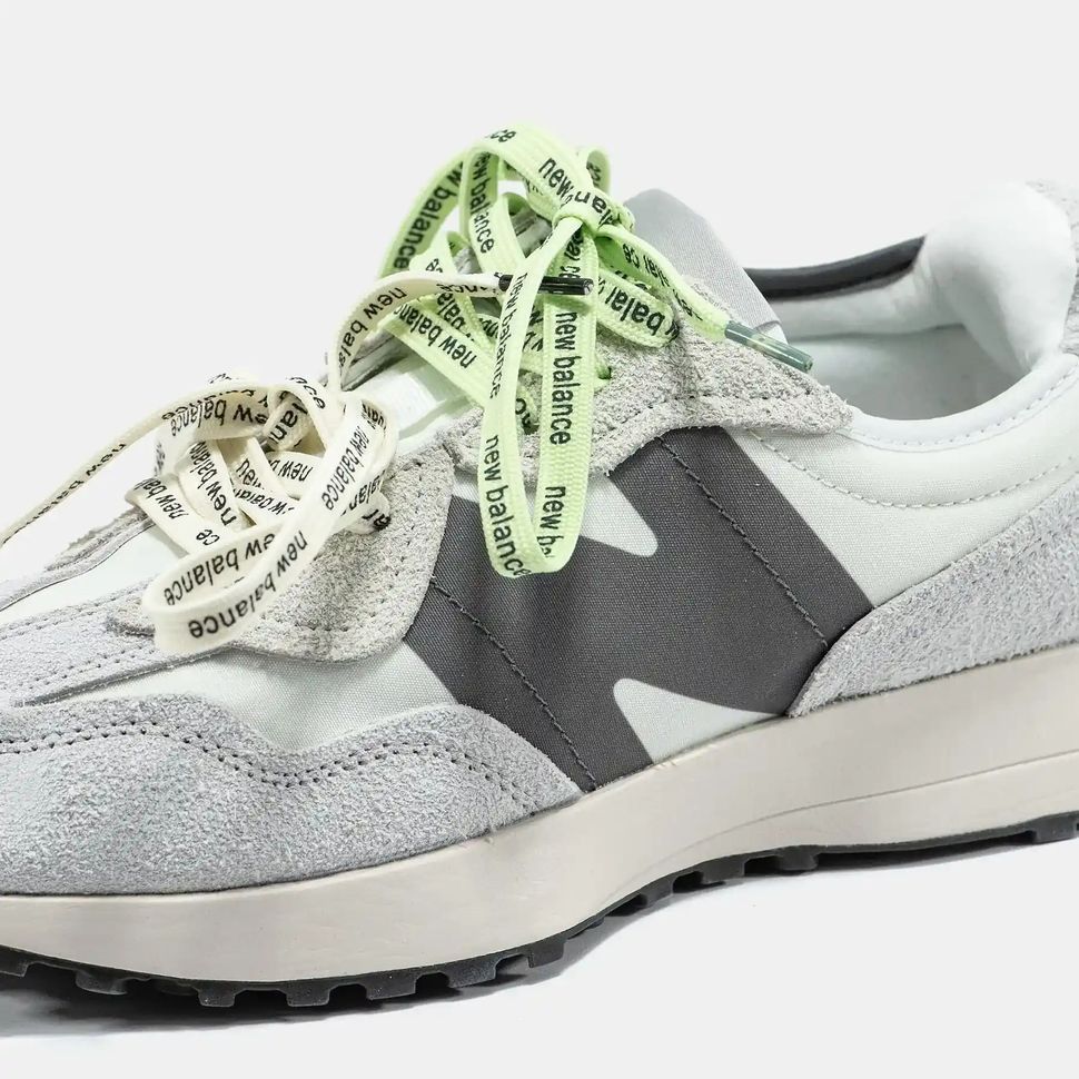 New Balance 327 Grey Black Neon
