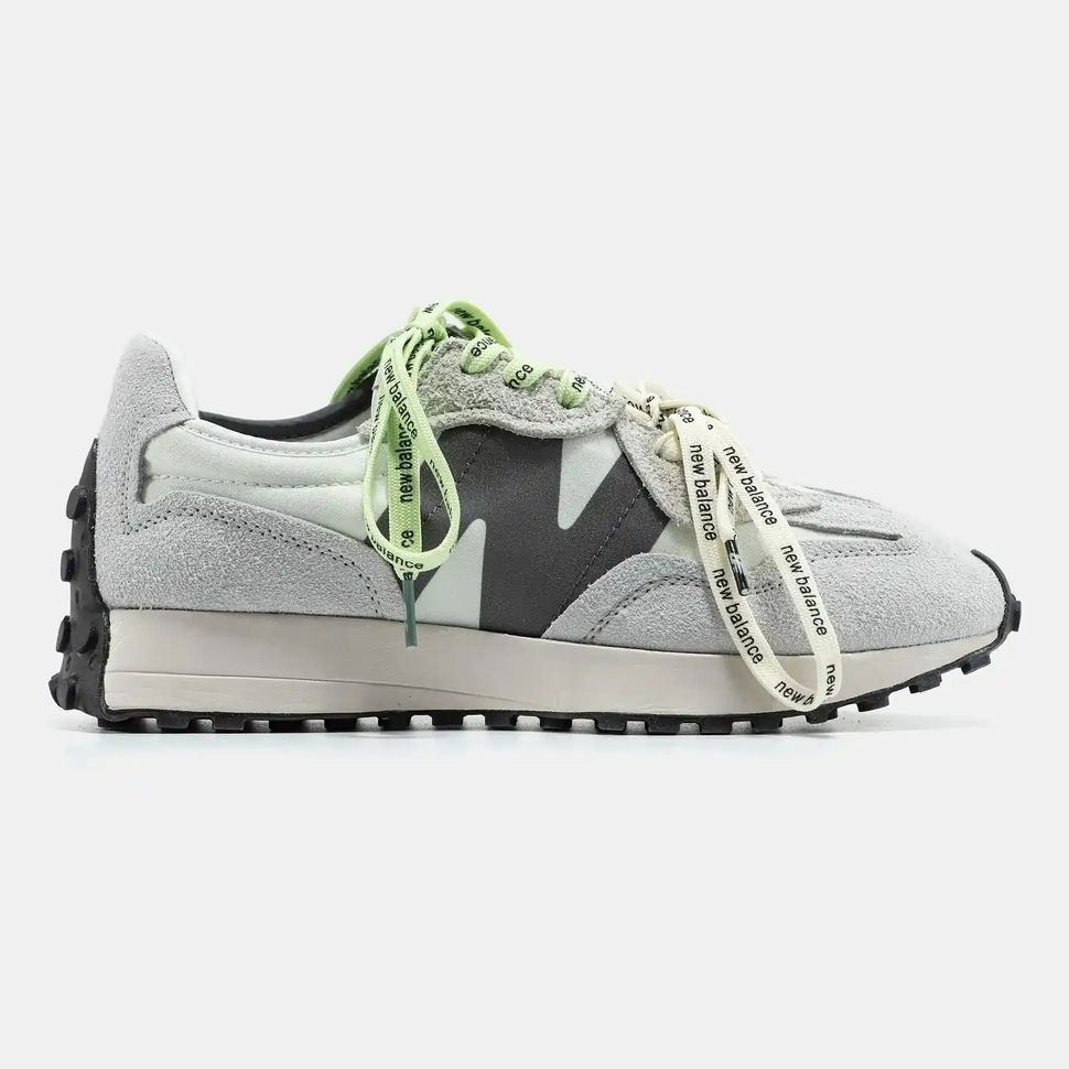 New Balance 327 Grey Black Neon
