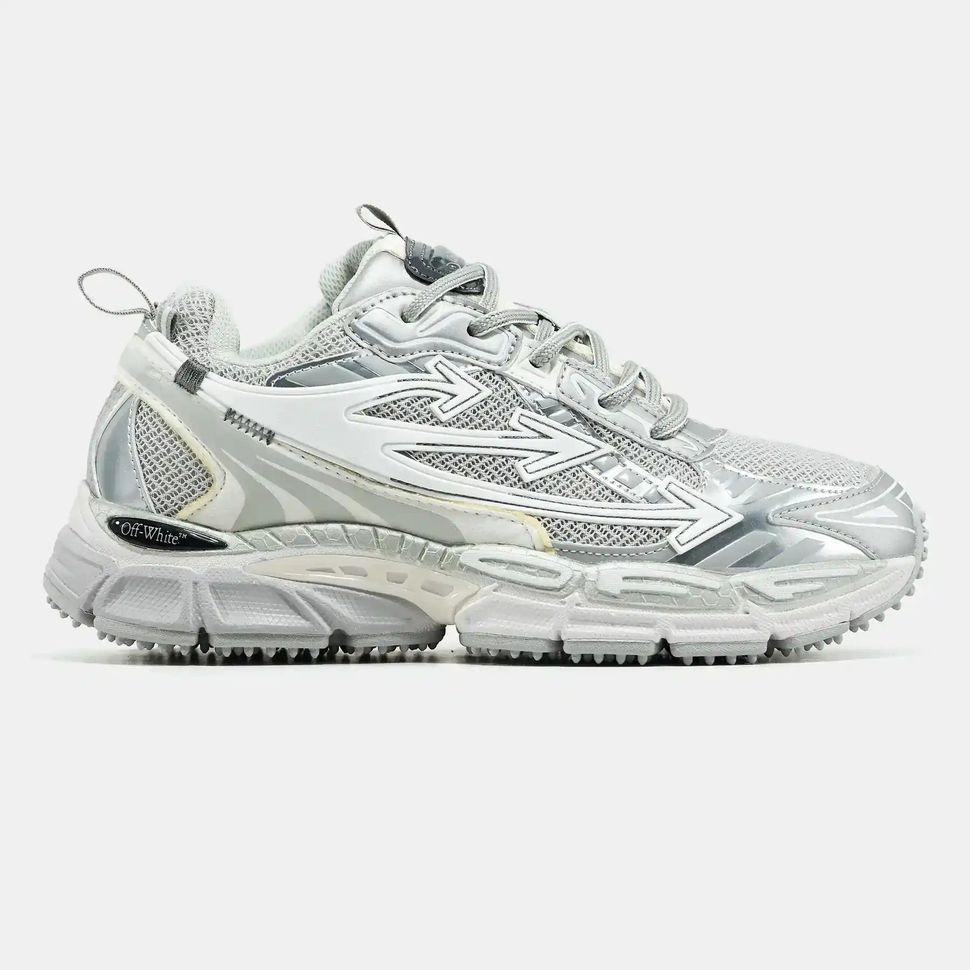 Off-White ODSY-1000 &ldquo;Be Right Back&rdquo; Silver White