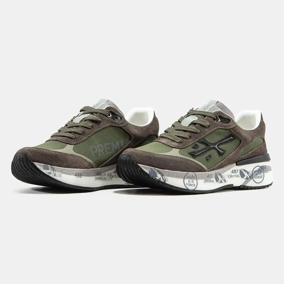 Premiata Moerun Dark Green Black, 40