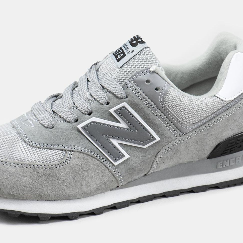 Кросівки New Balance 574 Gray White 510 фото