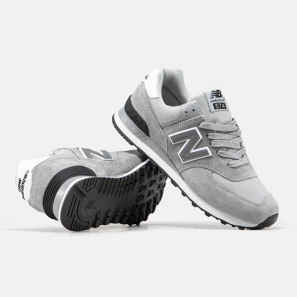 Кросівки New Balance 574 Gray White 510 фото