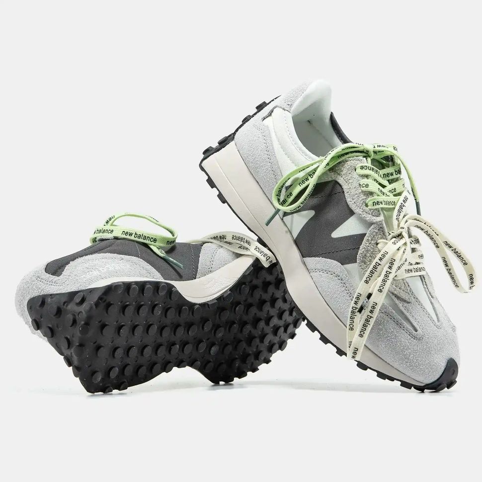 New Balance 327 Grey Black Neon