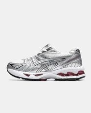 Asics Gel-Kayano 14 White Silver Red