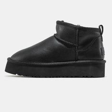 UGG Ultra Mini Platform Leather Black