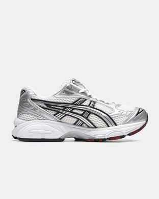 Asics Gel-Kayano 14 White Silver Red