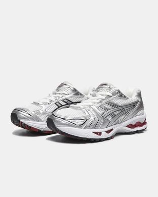 Asics Gel-Kayano 14 White Silver Red, розмір 37