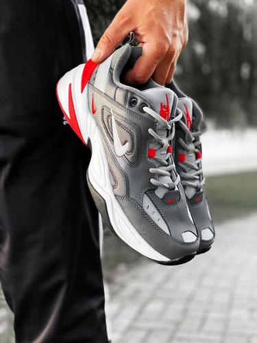Nike M2K Tekno Grey Red 1226 фото