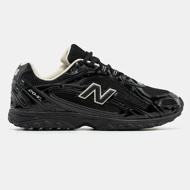 New Balance 204L Black Gloss Silver