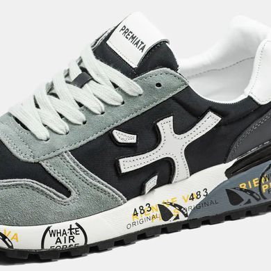 Premiata Mick Black Grey White