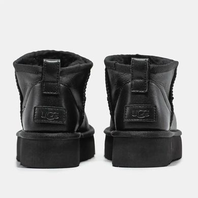 UGG Ultra Mini Platform Leather Black, 38