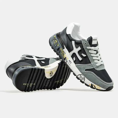 Premiata Mick Black Grey White