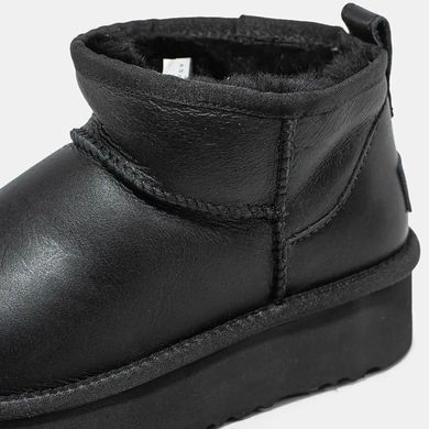 UGG Ultra Mini Platform Leather Black, 38