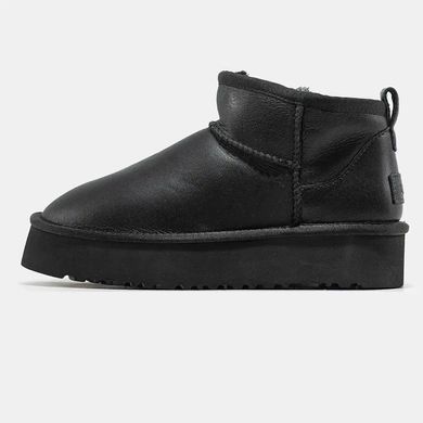 UGG Ultra Mini Platform Leather Black, 38