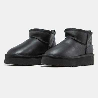 UGG Ultra Mini Platform Leather Black, 38