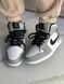 Зимові баскетбольні кросівки Nike Air Jordan Retro 1 Grey (FUR) 9840 фото 7