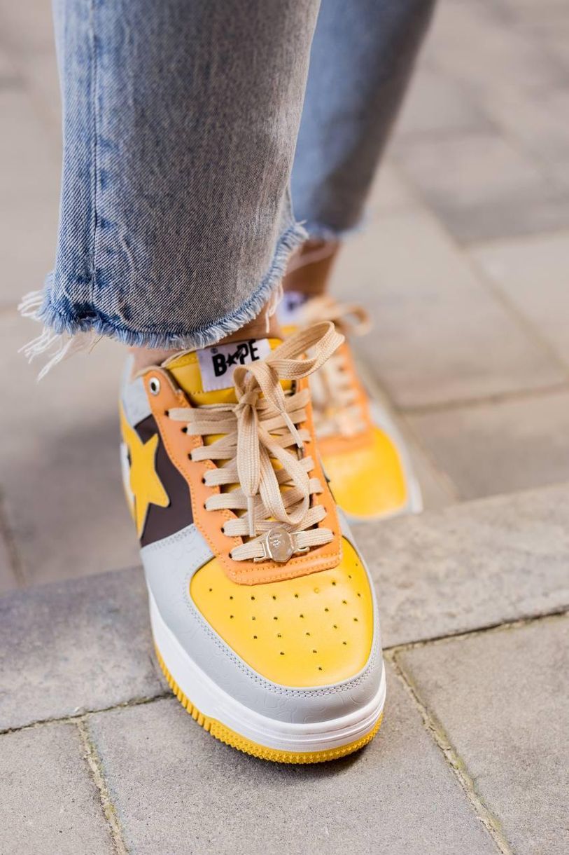 Кросівки Bathing Ape Bape STA Low Yellow 9138 фото