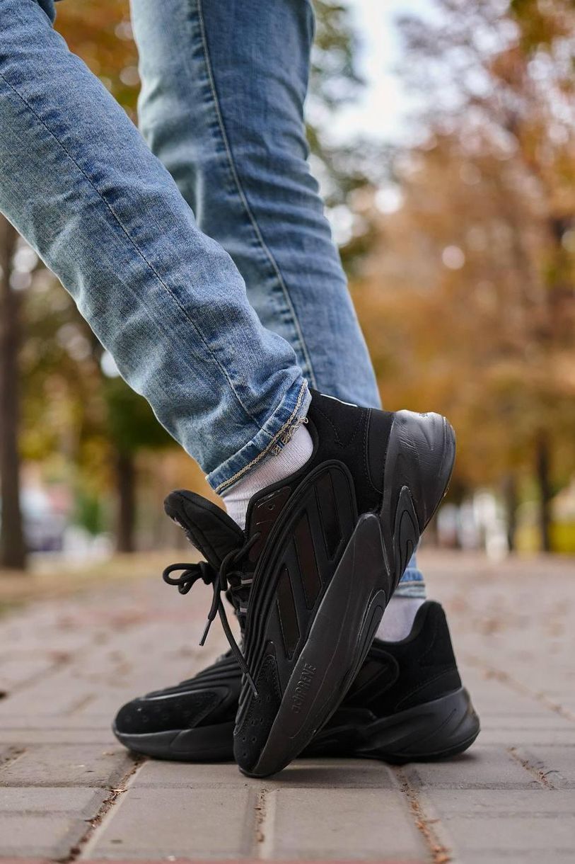 Кросівки Adidas Ozelia Full Black 9592 фото