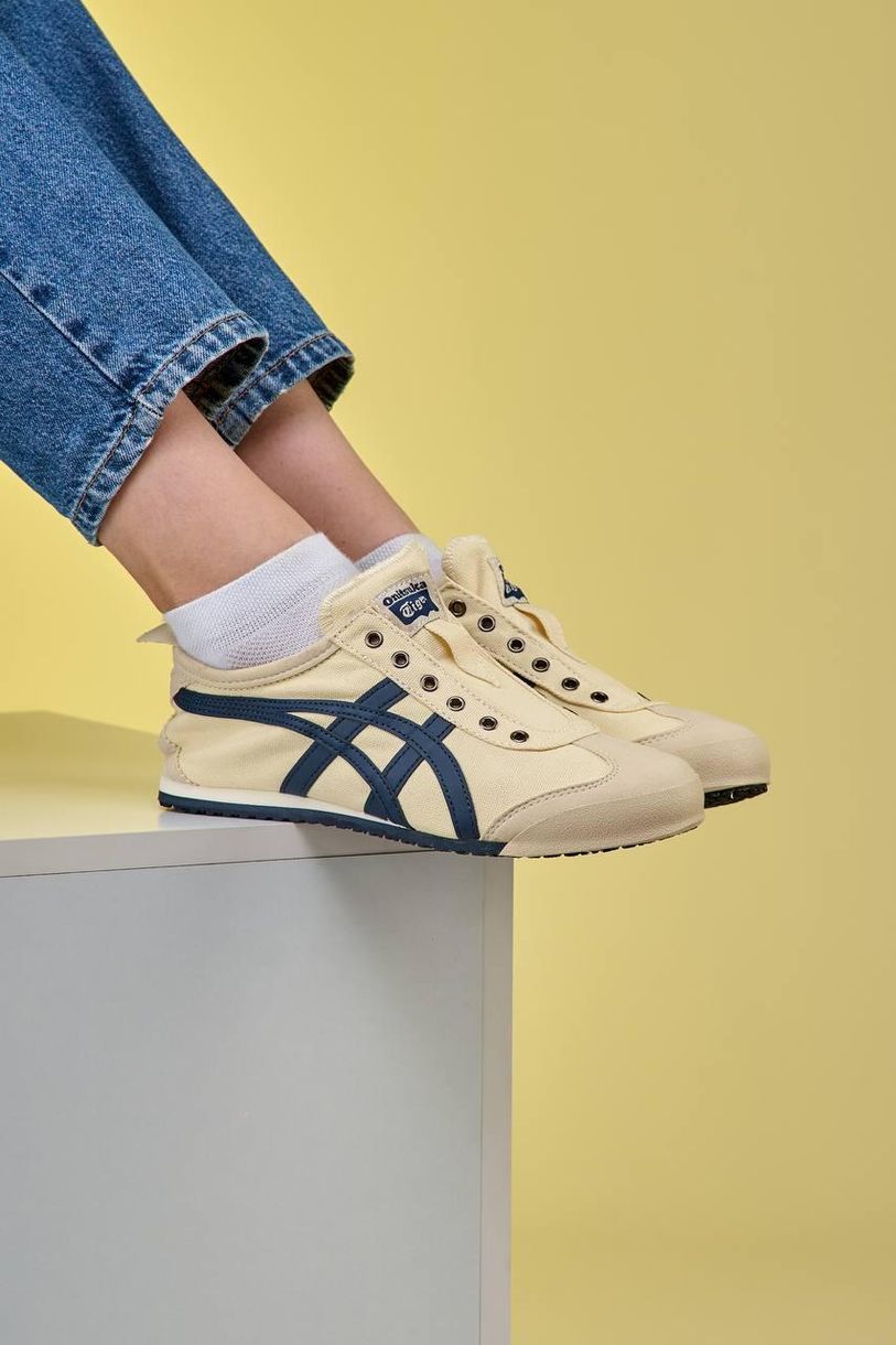 Кроссовки кремовые Asics Onitsuka Tiger Mexico 66 Birch Peacoat, 36