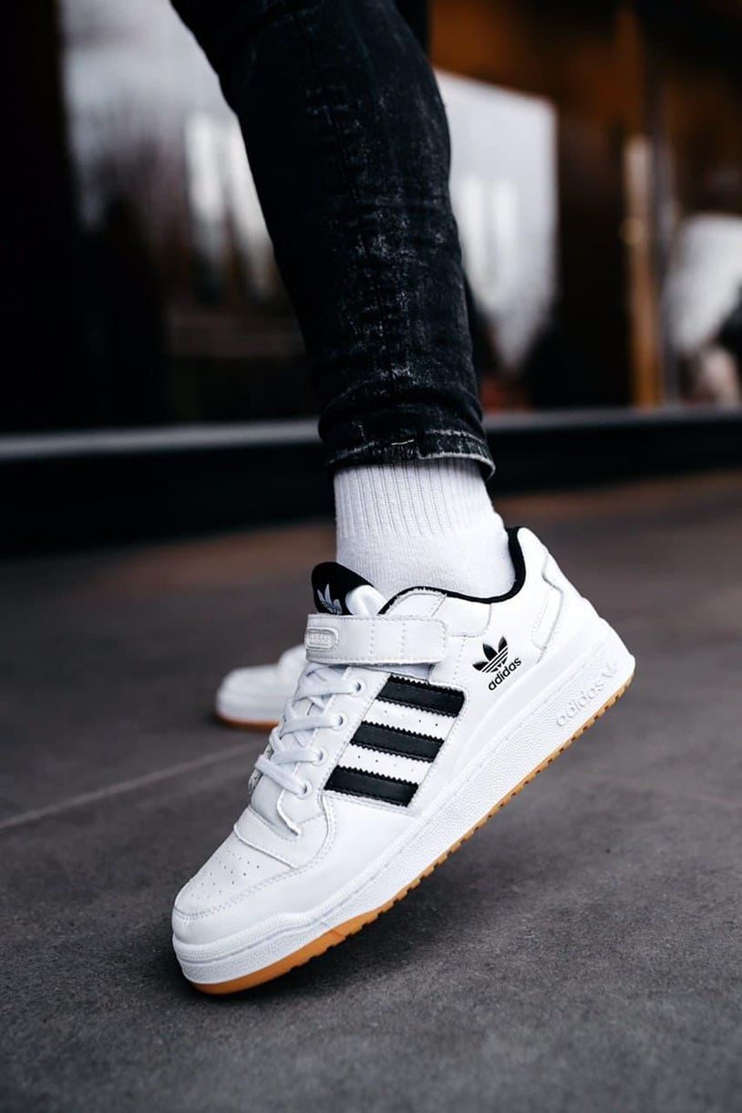 Кросівки Adidas Forum White Black 1 2454 фото
