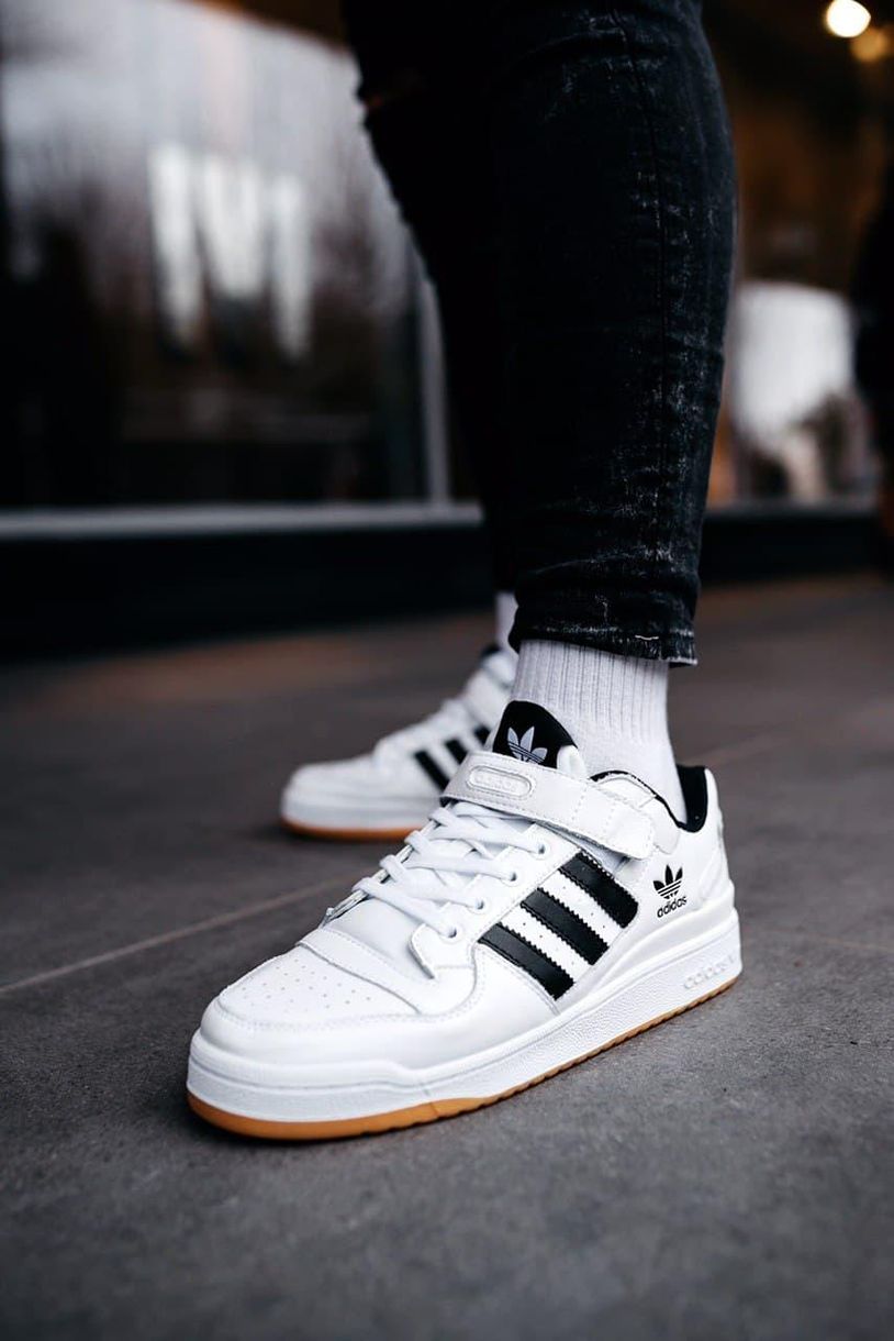 Кросівки Adidas Forum White Black 1 2454 фото
