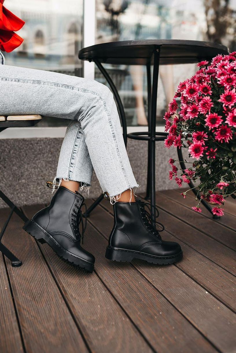 Черевики Dr. Martens 1460 Mono Black 4235 фото