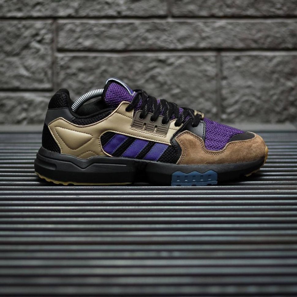 Кросівки Adidas ZX Torsion Black Violet 8949 фото