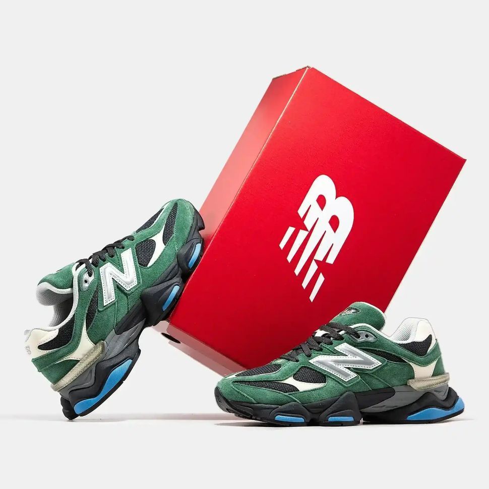 New Balance 9060 Green Black Blue