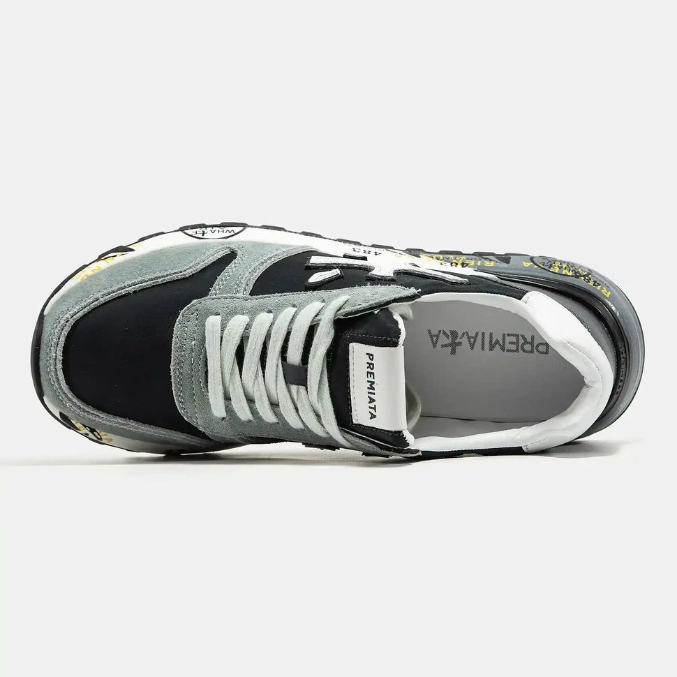 Premiata Mick Black Grey White