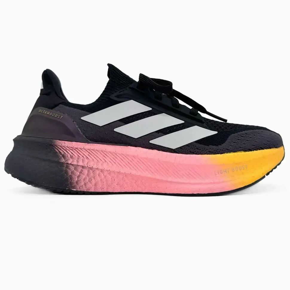 Adidas Ultraboost Light 5X Core Black Solar Pink Yellow