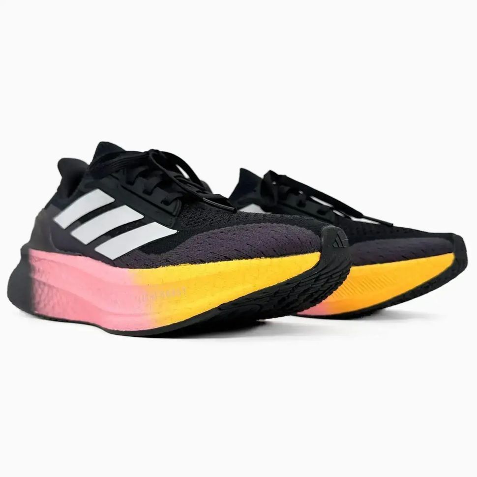 Adidas Ultraboost Light 5X Core Black Solar Pink Yellow
